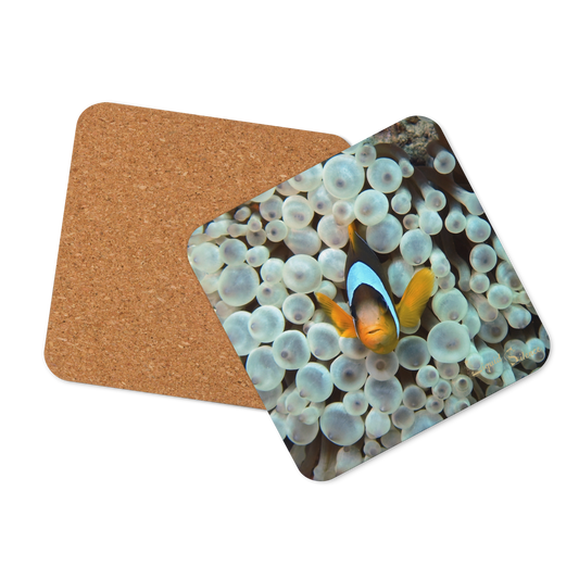 Sous-verre – “Gardien des profondeurs” (Poisson-clown)