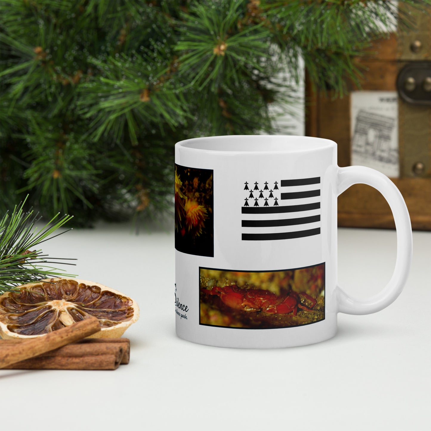 Mug Bretagne - Plongée bretonne & drapeau gwenn ha du